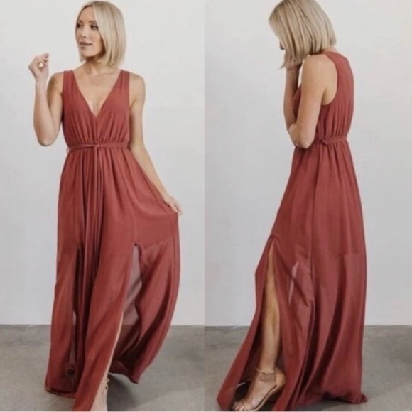 Baltic Born Hera Maxi Dress in Berry - Picture 1 of 9